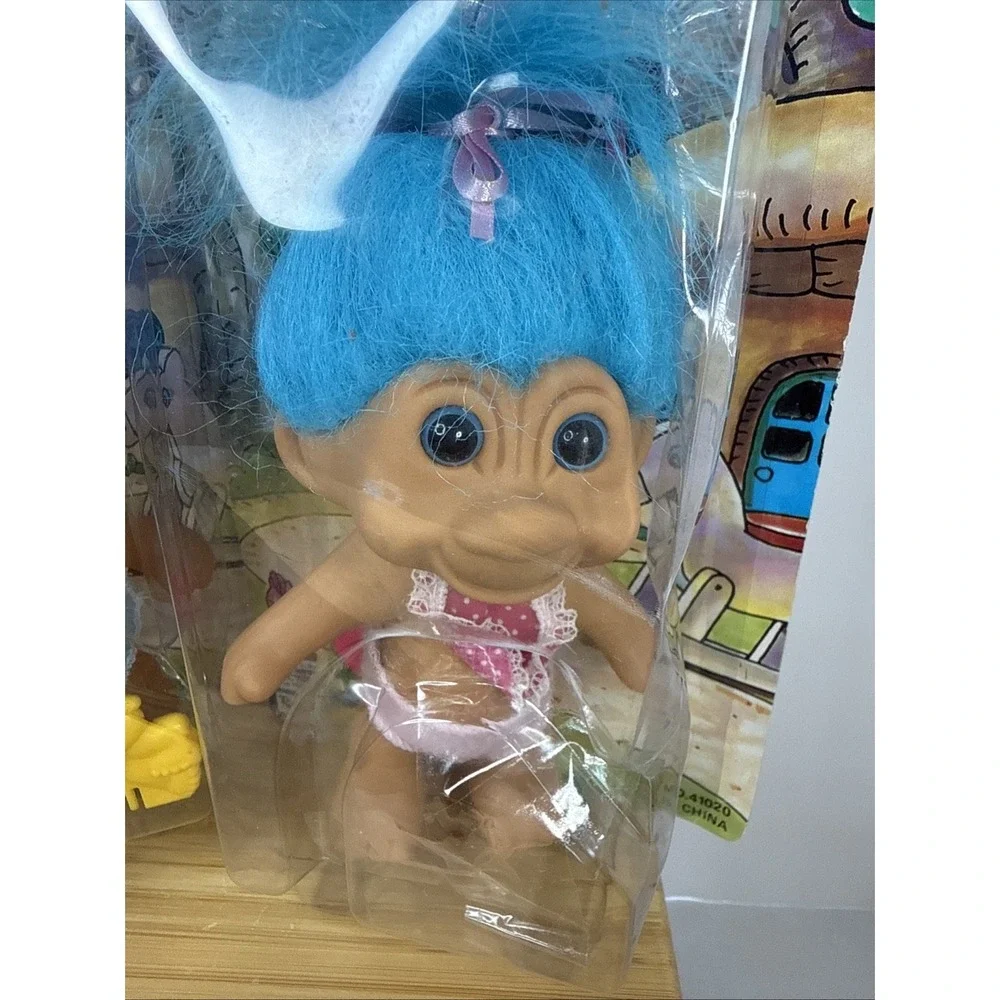 Vintage 90's Baby TROLLS Dolls 6
